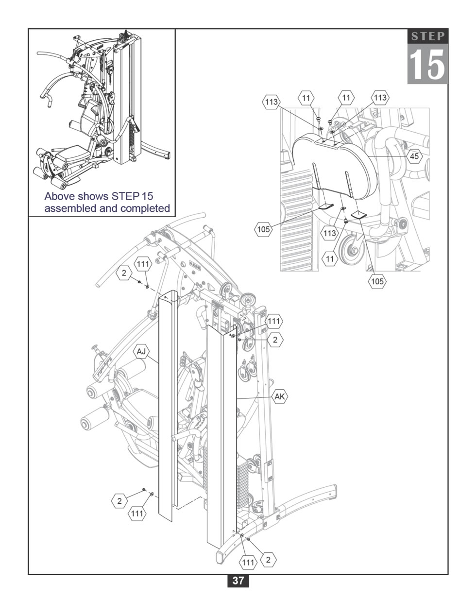 Body-Solid F600 綜合訓(xùn)練器安裝步驟及穿線(xiàn)圖