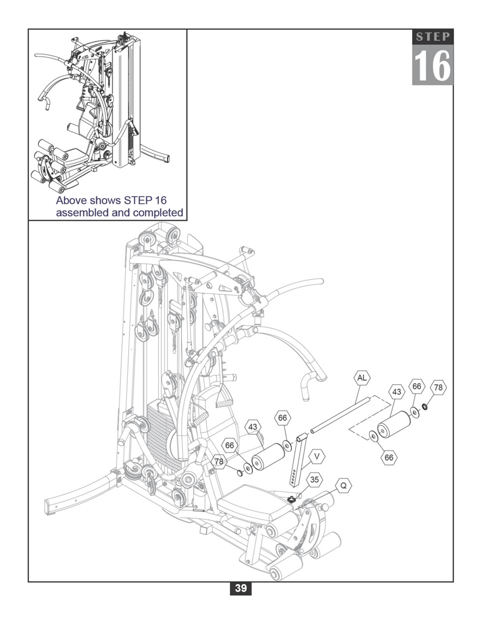 Body-Solid F600 綜合訓(xùn)練器安裝步驟及穿線(xiàn)圖