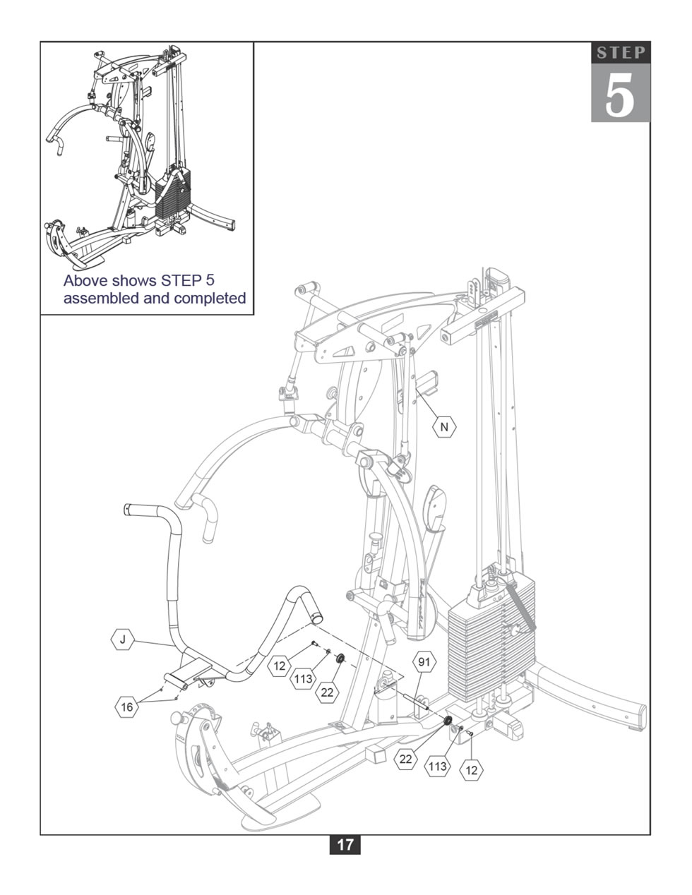 Body-Solid F600 綜合訓(xùn)練器安裝步驟及穿線(xiàn)圖
