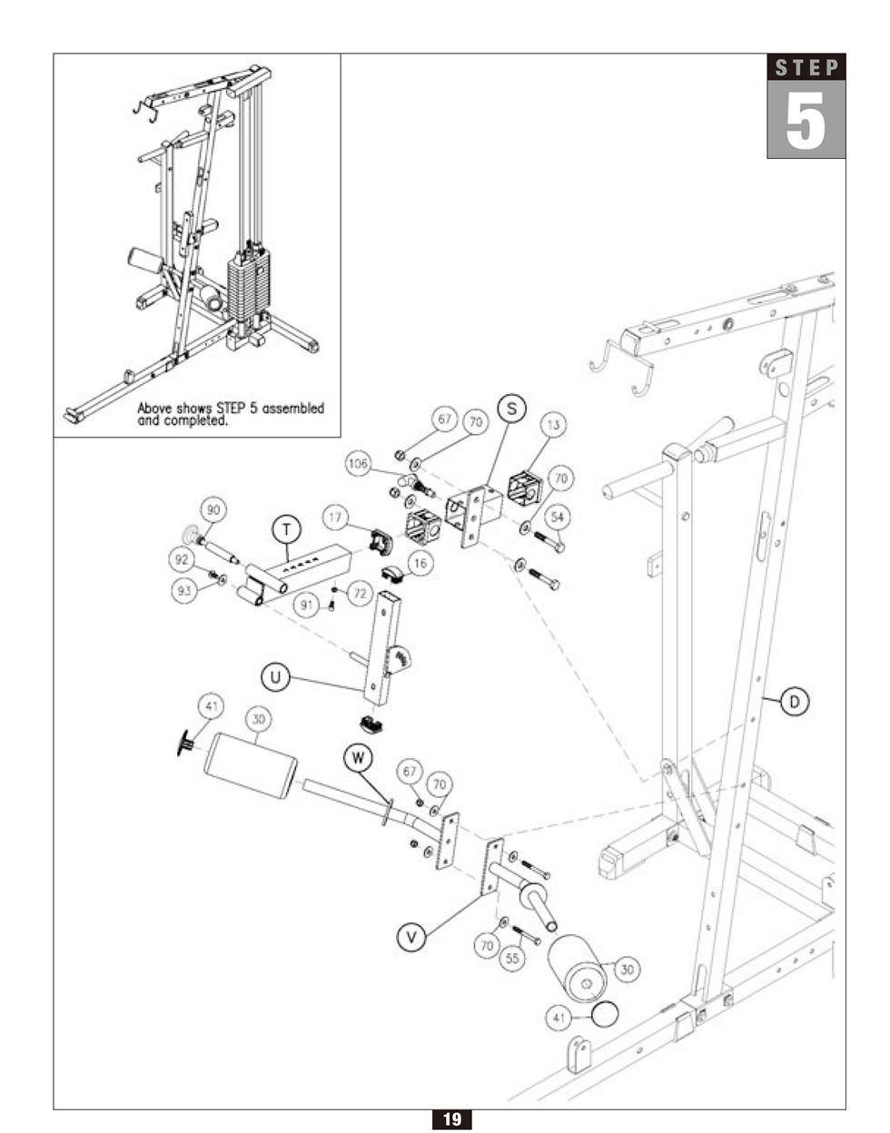 Body-Solid G2B 綜合訓(xùn)練器安裝步驟