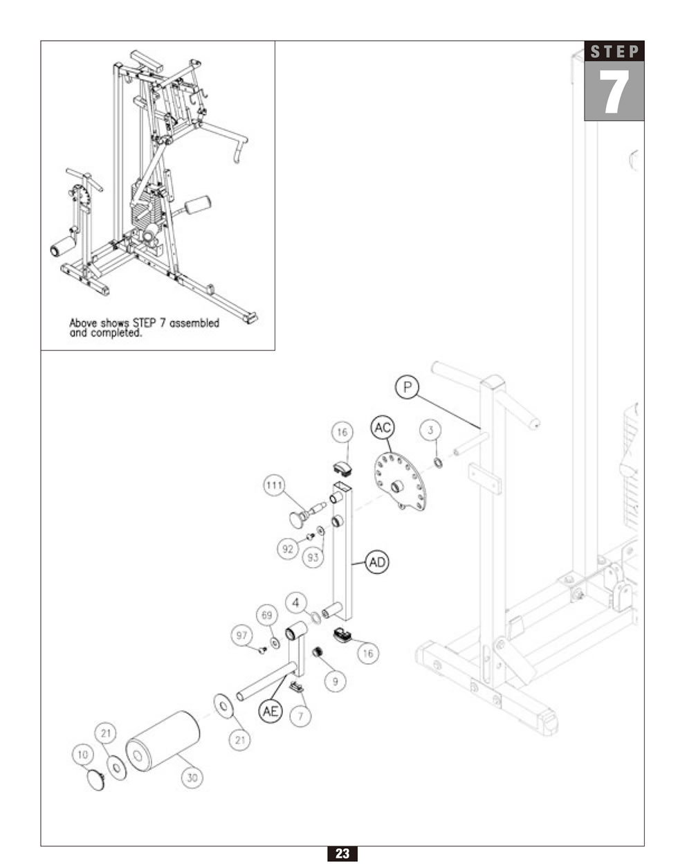 Body-Solid G2B 綜合訓(xùn)練器安裝步驟