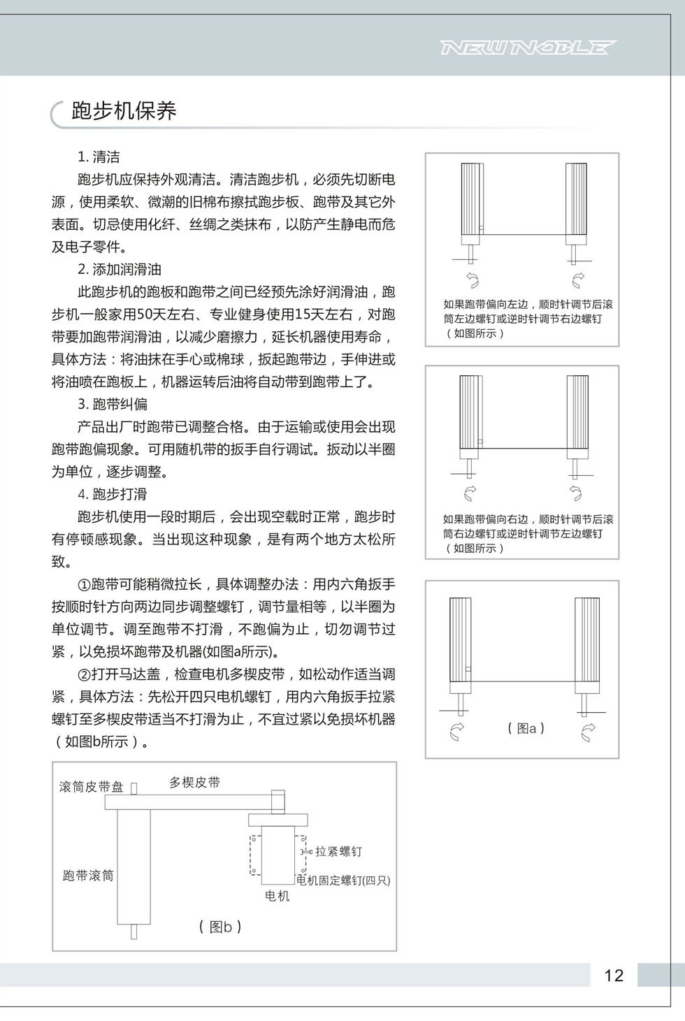 新貴族 V6-E 跑步機(jī)說明書